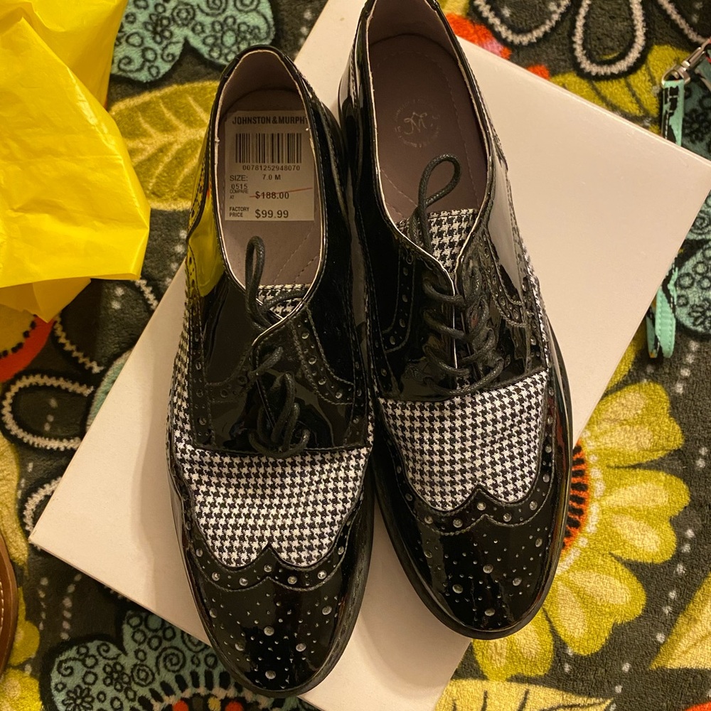 black shoes